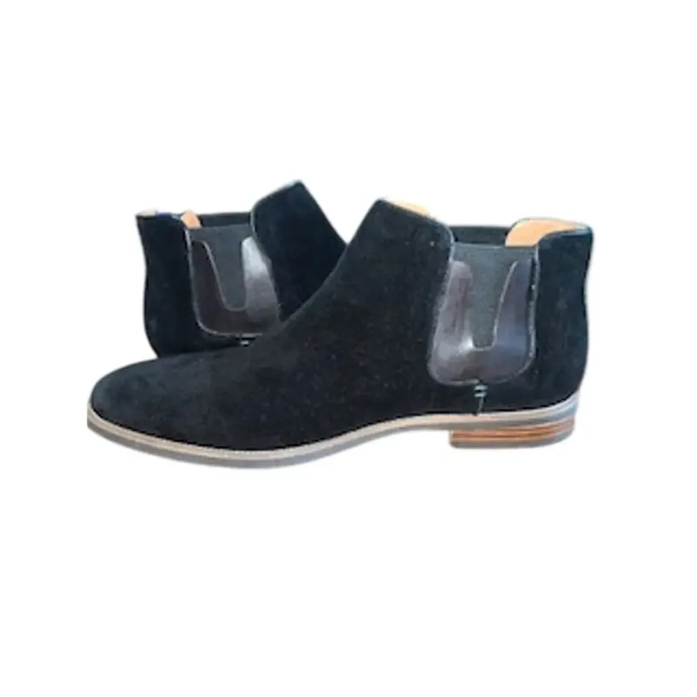 Florsheim Men's sz 13M “Flare” Black Suede Leather Chelsea Boot